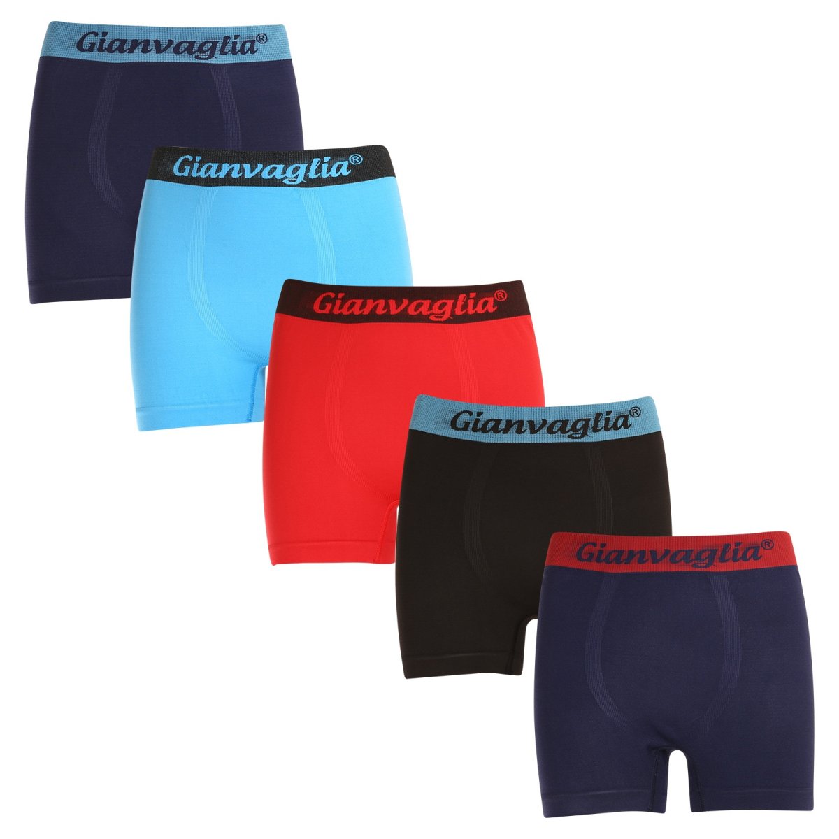 Gianvaglia 5PACK dětské boxerky vícebarevné (9803) 124 Gianvaglia