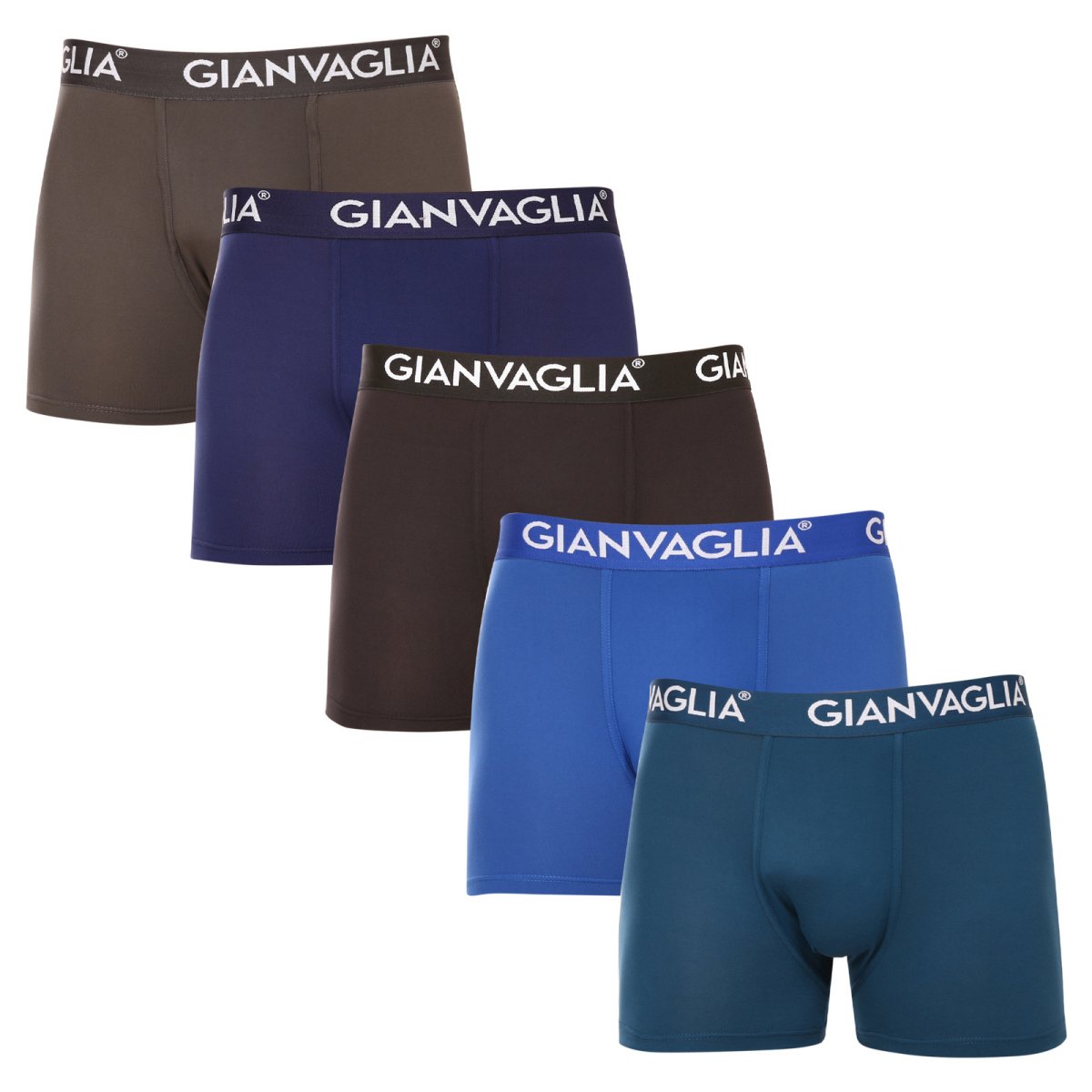 Gianvaglia 5PACK pánské boxerky vícebarevné (GVG-5007) M Gianvaglia