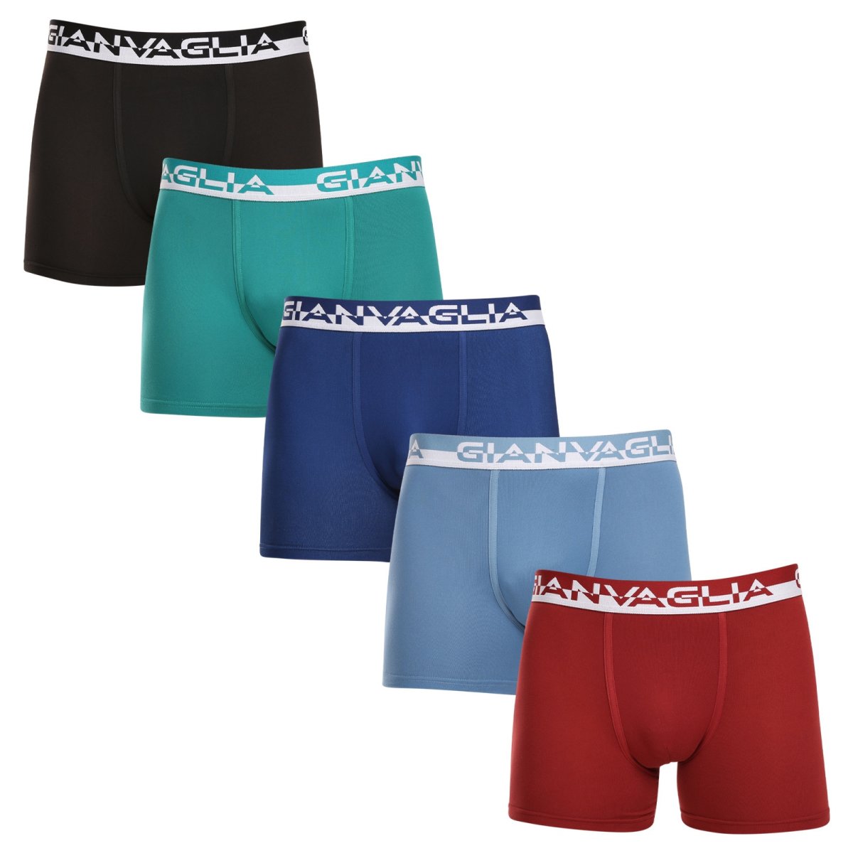 Gianvaglia 5PACK pánské boxerky vícebarevné (GVG-5011) M Gianvaglia