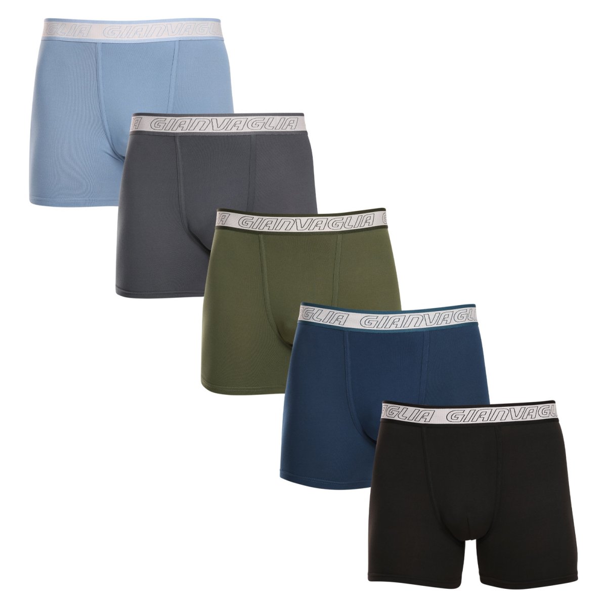 Gianvaglia 5PACK pánské boxerky vícebarevné (GVG-5013) M Gianvaglia