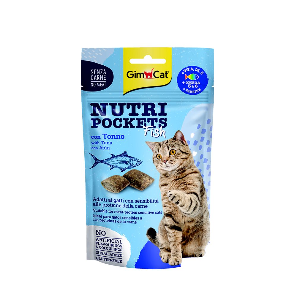 GimCat Nutri pockets tuňák 60 g GimCat