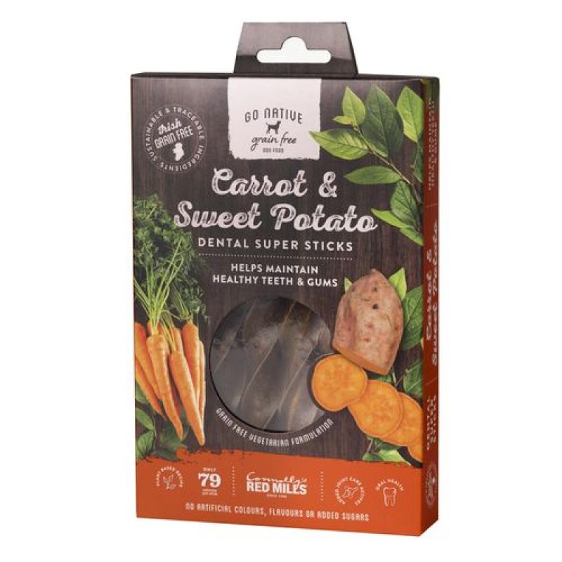 Go Native Super Dental Carrot and Sweet Potato 150g Go Native