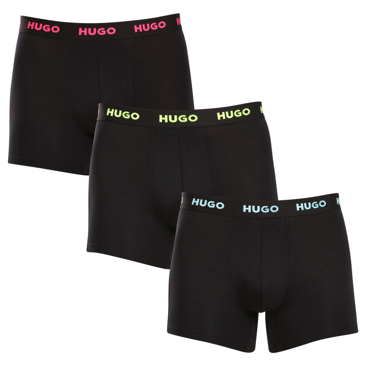 HUGO 3PACK pánské boxerky černé (50503079 971) M HUGO