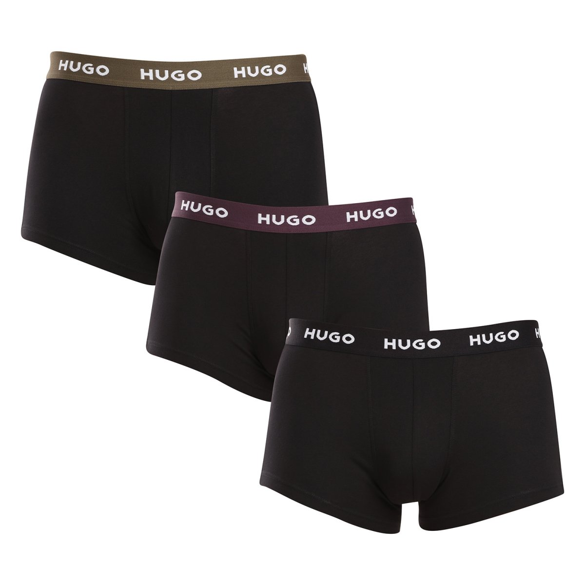 HUGO 3PACK pánské boxerky černé (50517878 988) M HUGO