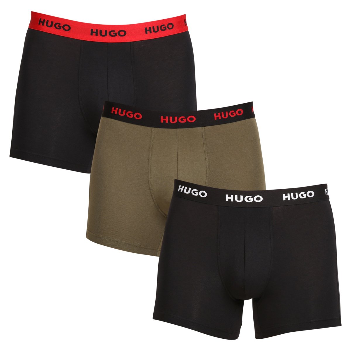 HUGO 3PACK pánské boxerky vícebarevné (50503079 972) M HUGO