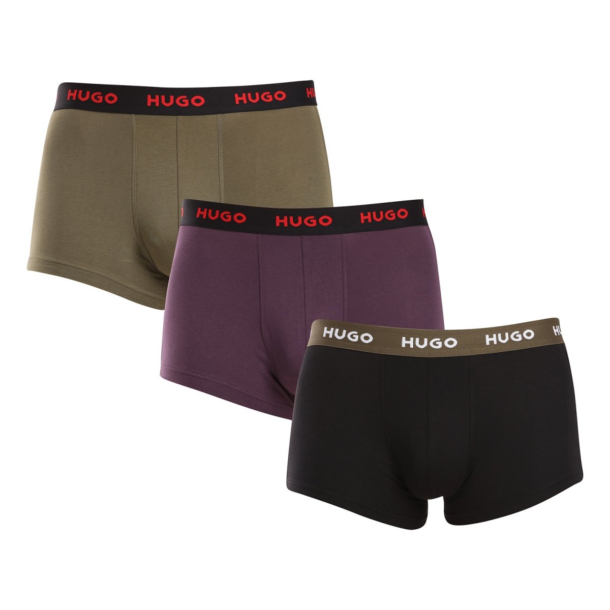 HUGO 3PACK pánské boxerky vícebarevné (50517878 987) L HUGO