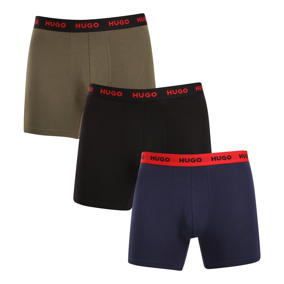 HUGO 3PACK pánské boxerky vícebarevné (50517886 966) XXL HUGO