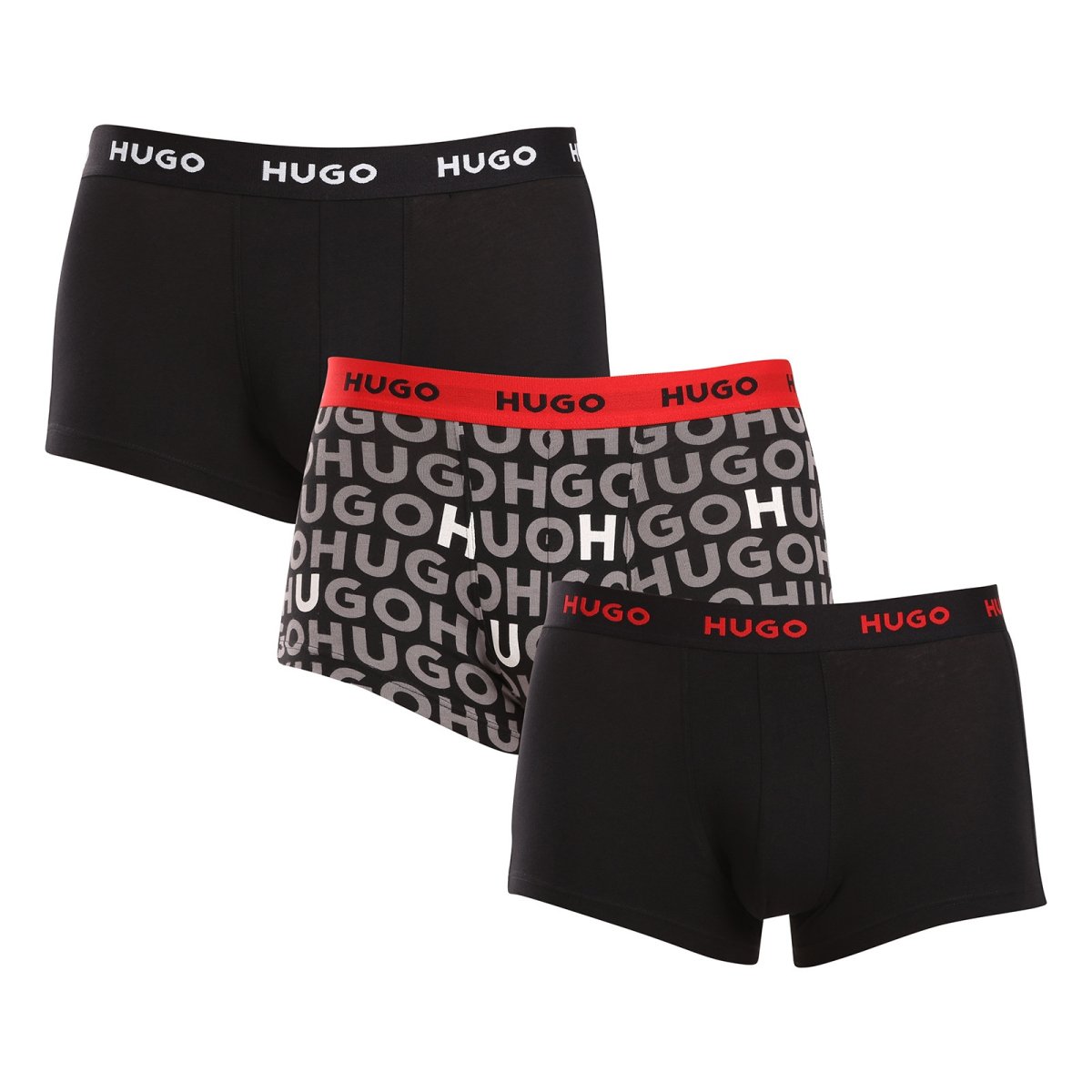 HUGO 3PACK pánské boxerky vícebarevné (50517894 980) L HUGO