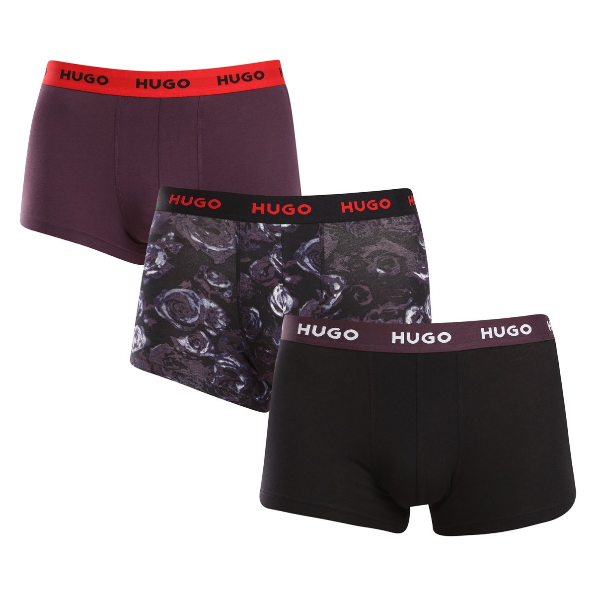 HUGO 3PACK pánské boxerky vícebarevné (50517894 982) L HUGO