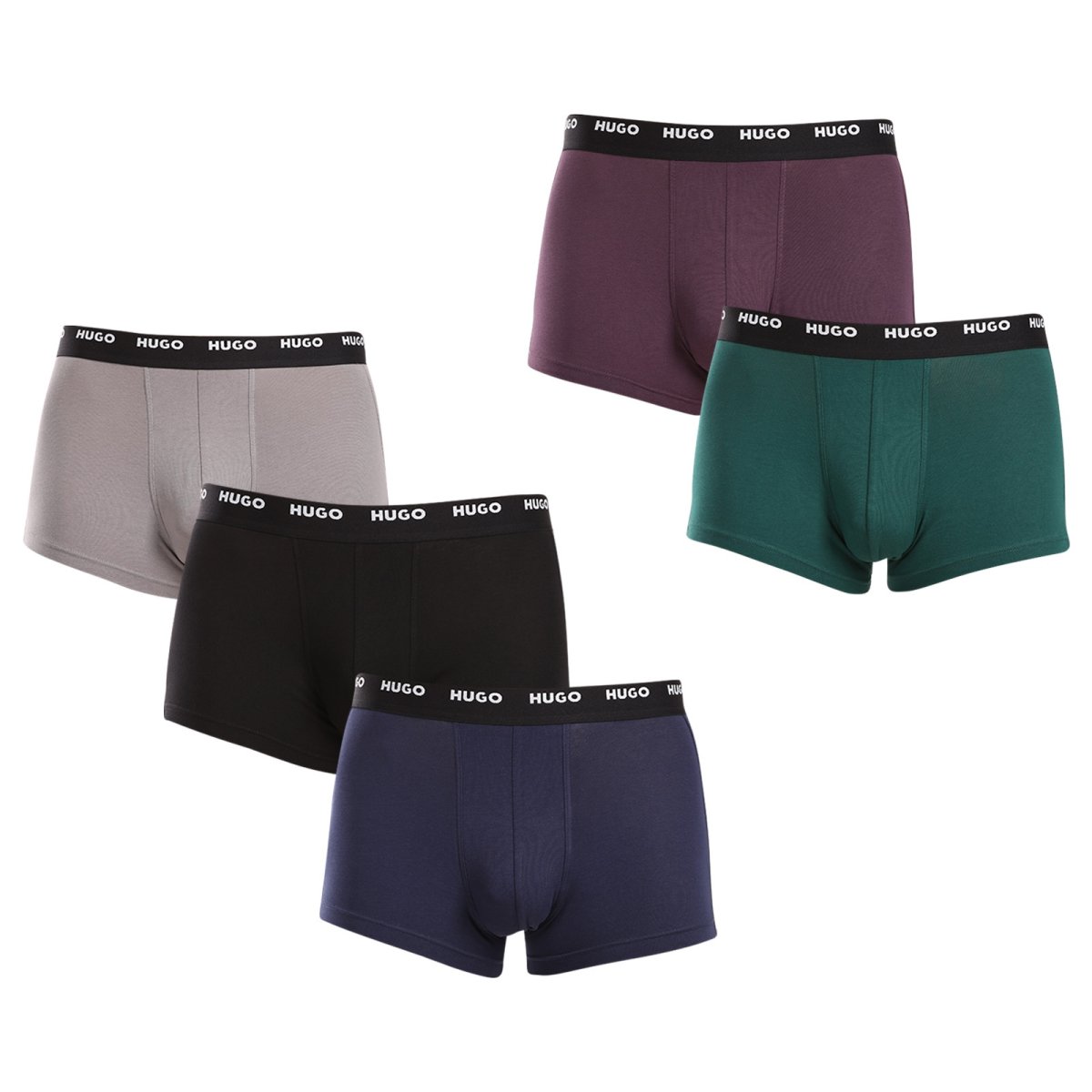 HUGO 5PACK pánské boxerky vícebarevné (50479944 973) L HUGO