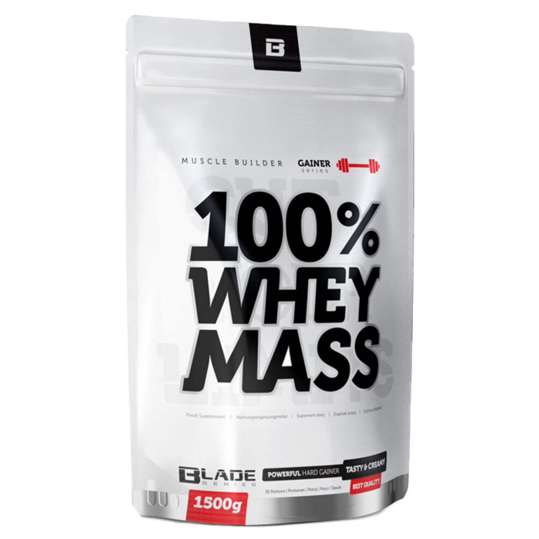 HiTec Nutrition 100% Whey mass gainer 1500g - bílá čokoláda HiTec Nutrition