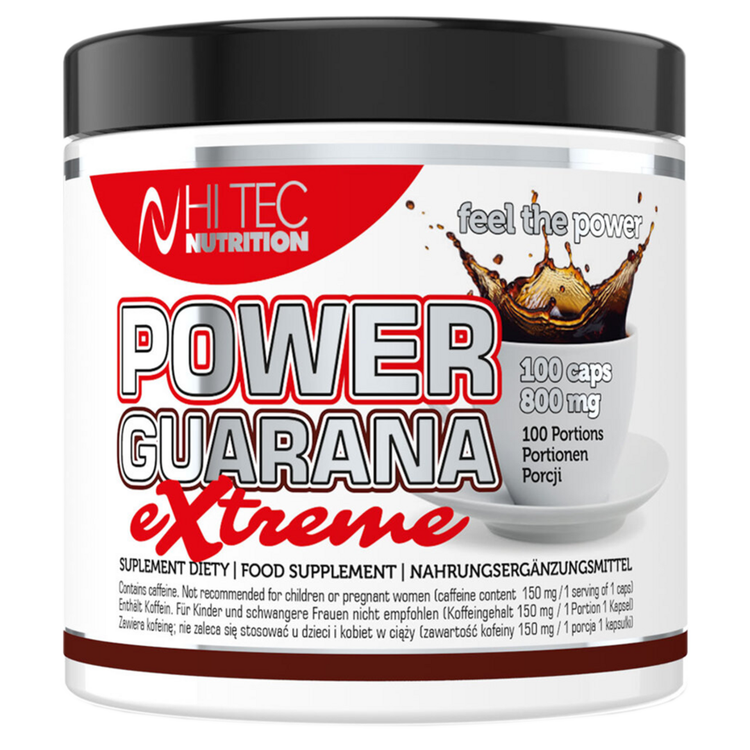 HiTec Nutrition Power Guarana - 100 kapslí HiTec Nutrition