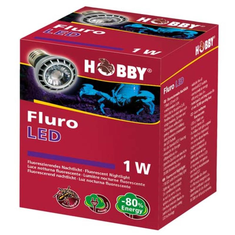 Hobby LED fluorescenční noční svítilna do terária 1W Hobby