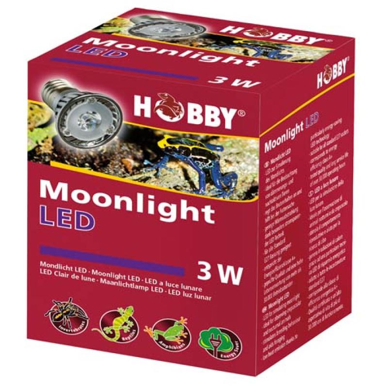 Hobby LED měsíční světlo do terária 3W Hobby