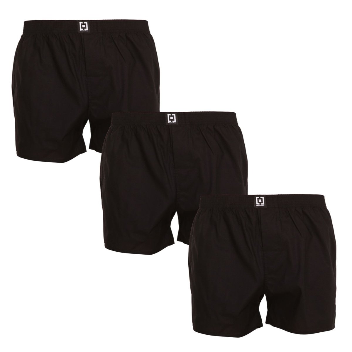 Horsefeathers 3PACK pánské trenky Manny black (AM165A) M Horsefeathers