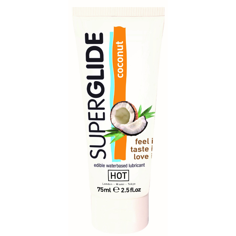 Hot SUPERGLIDE kokosový lubrikační gel Coconut (75 ml) Hot