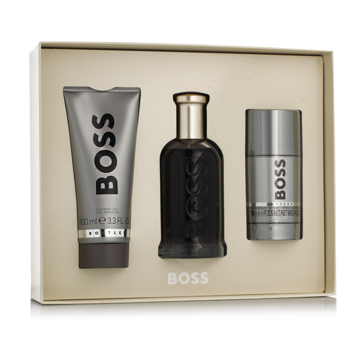 Hugo Boss Boss Bottled EDP 100 ml + DEO ve spreji 75 ml + SG 100 ml M Hugo Boss