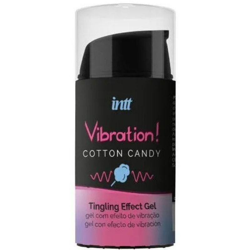 INTT Tekutý vibrátor Cotton Candy (15 ml) INTT