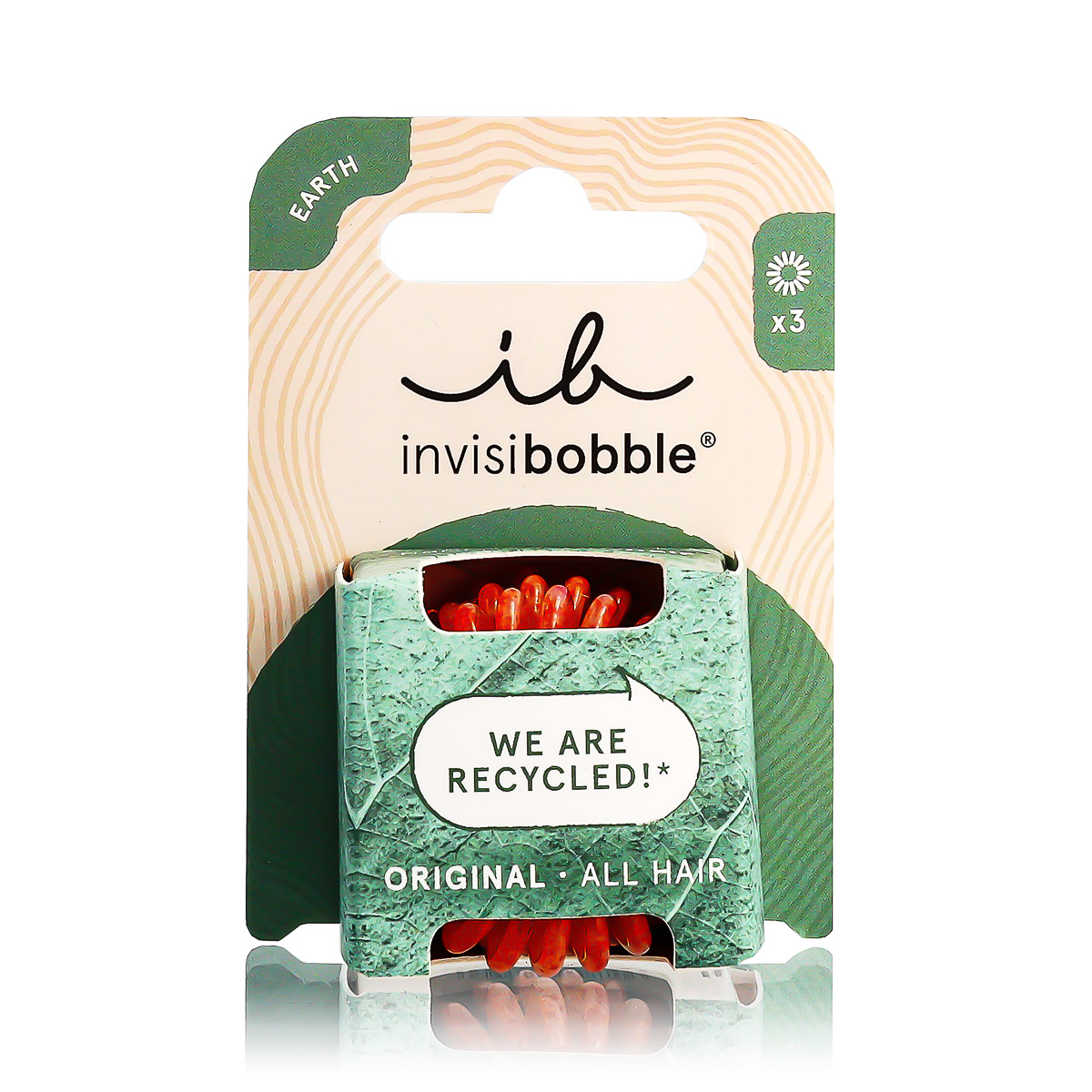 Invisibobble ORIGINAL Earth Collection gumička do vlasů Save It or Waste It 3 ks (Save It or Waste It) Invisibobble