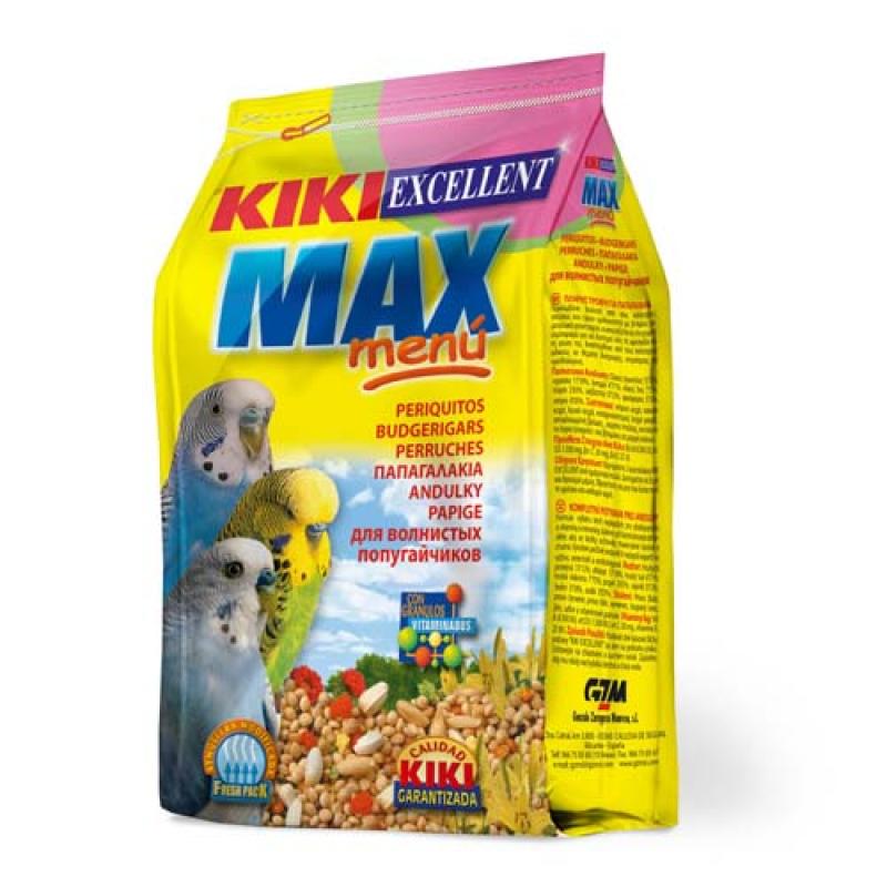 Kiki MAX Menu Budgerigar  500g ZIP pro andulky Kiki