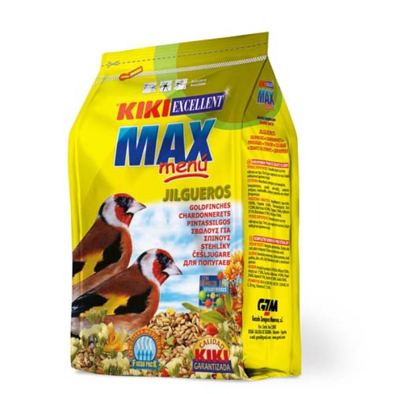 Kiki MAX Menu Goldfinches 500g ZIP pro drobné exoty Kiki