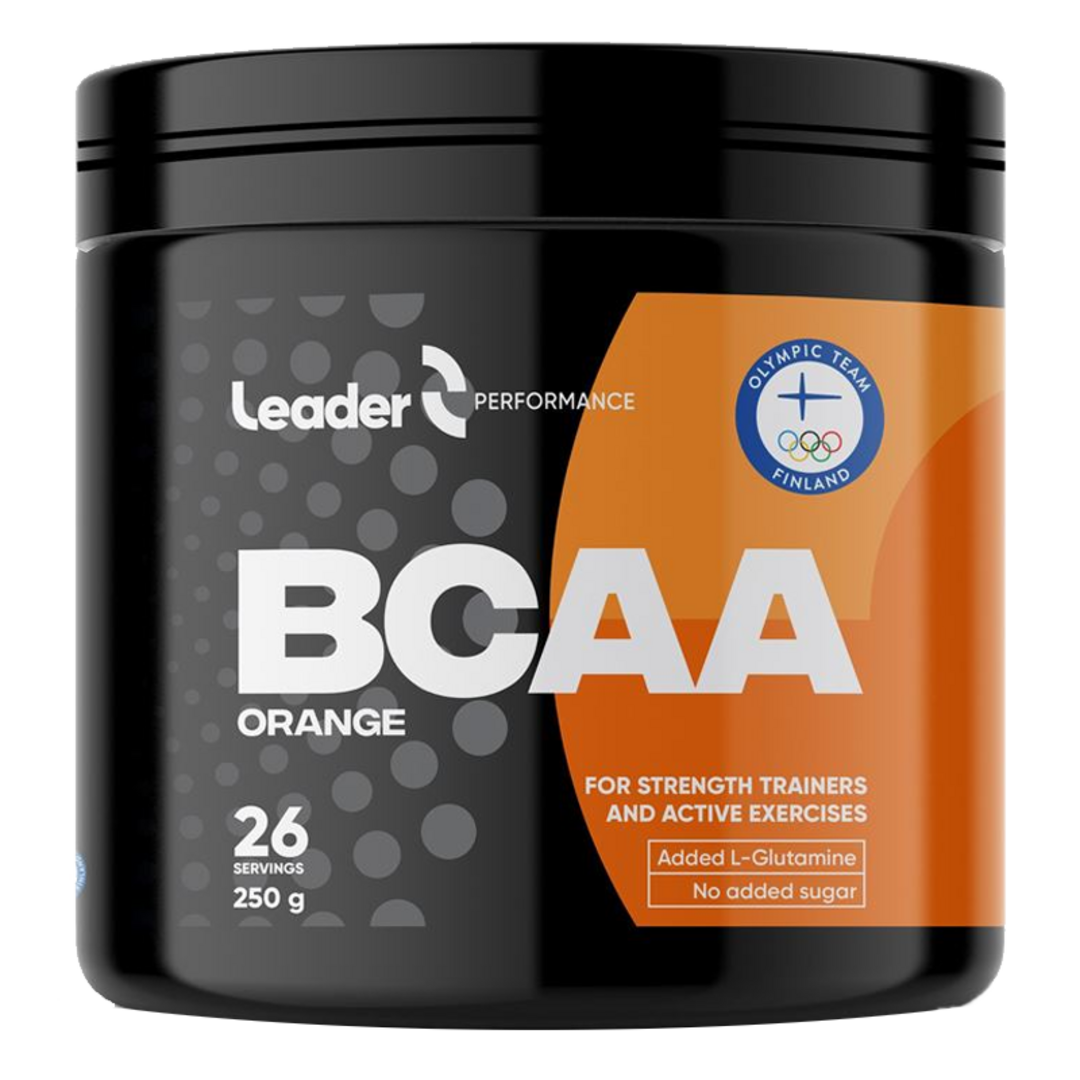 LEADER BCAA 250g - pomeranč LEADER