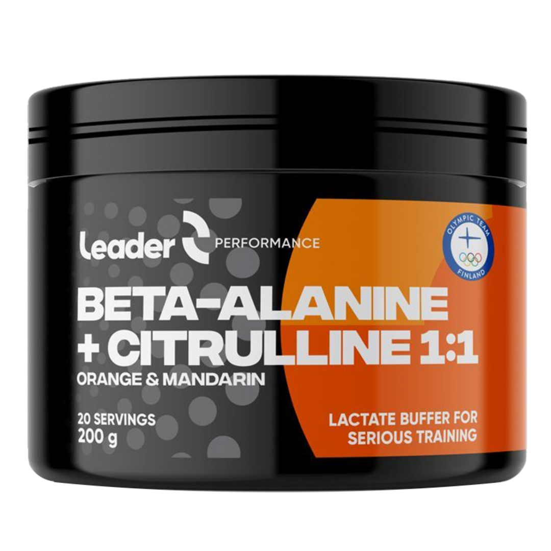 LEADER Beta Alanine + Citruline 1:1 200g - pomeranč