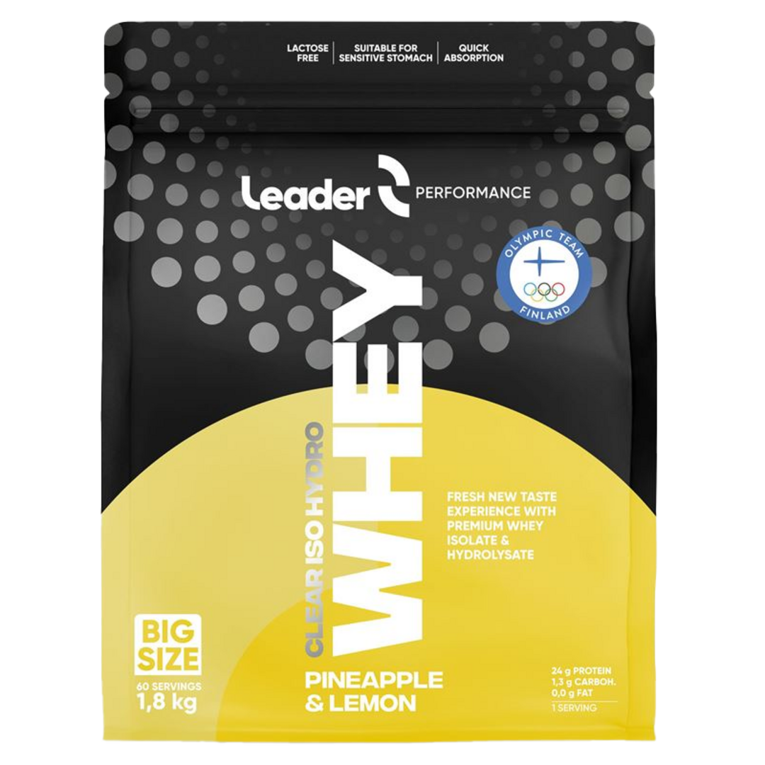 LEADER Clear Iso Hydro Whey Protein 1800g - ananas