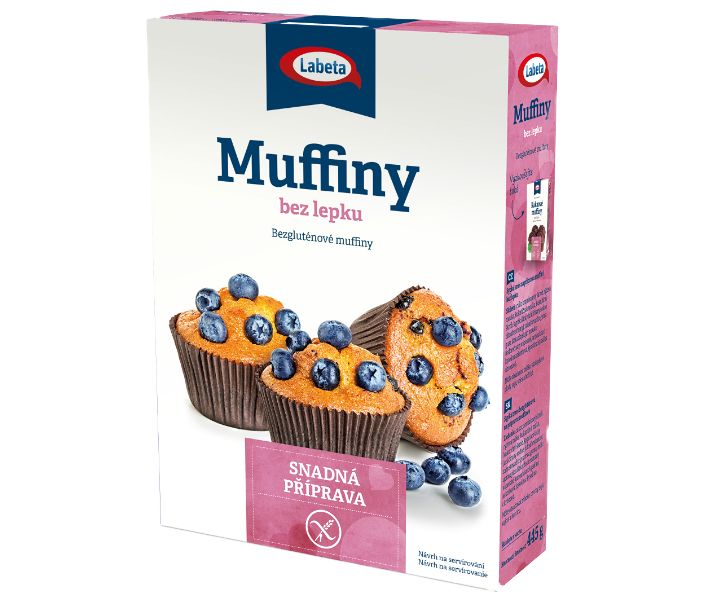 Labeta Muffiny bez lepku 445 g Labeta