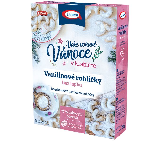 Labeta Vanilinové rohlíčky bez lepku 295 g Labeta