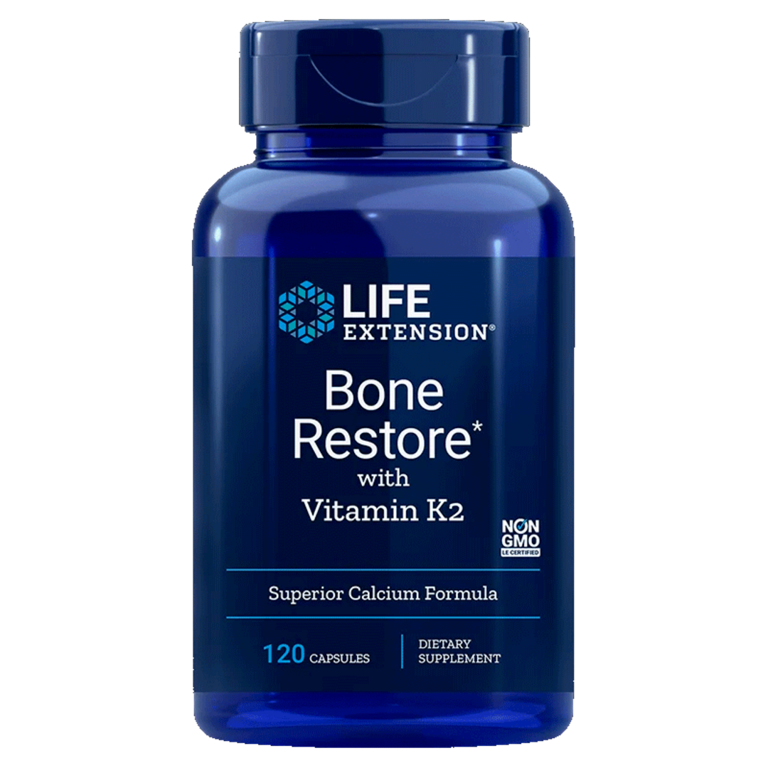 Life Extension Bone Restore with Vitamin K2 - 120 kapslí Life Extension