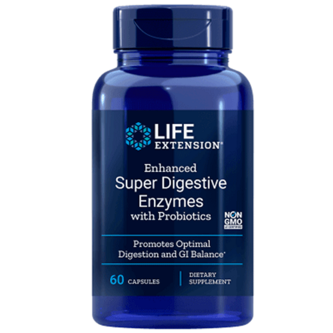 Life Extension Enhanced Super Digestive Enzymes with Probiotics - 60 kapslí Life Extension