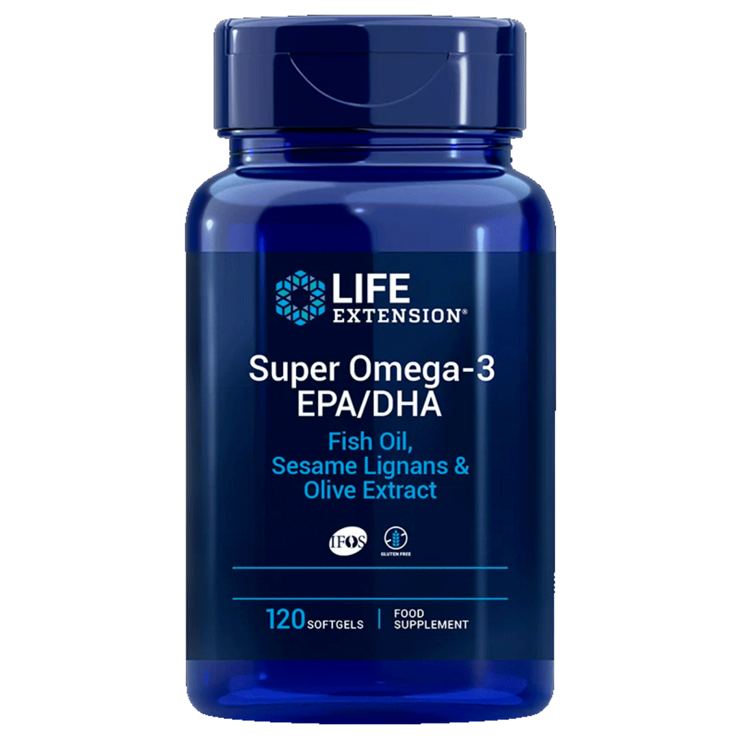 Life Extension Super Omega-3 EPA/DHA with Sesame Lignans & Olive Extract Life Extension