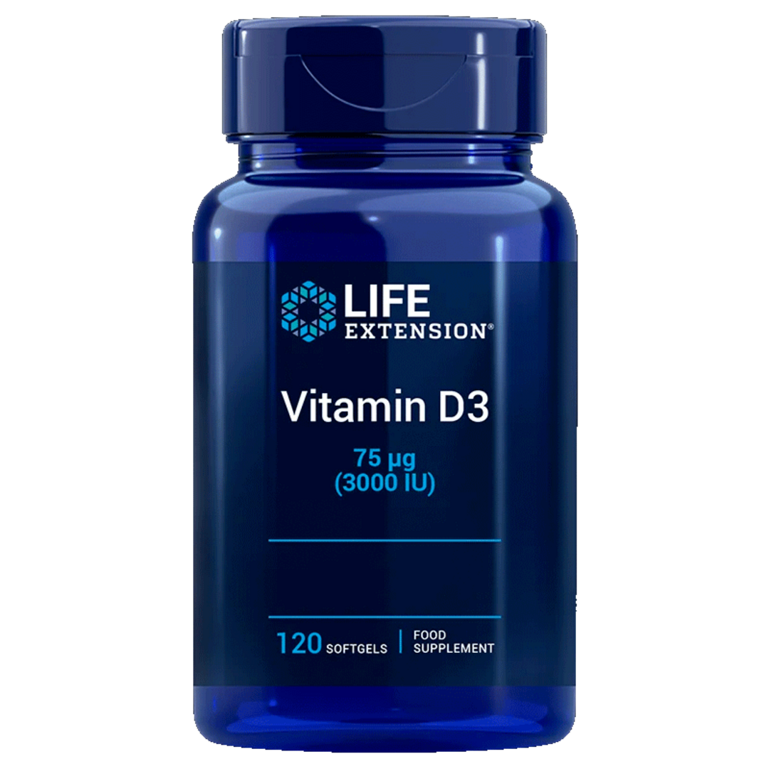 Life Extension Vitamin D3 3000IU - 120 tobolek Life Extension