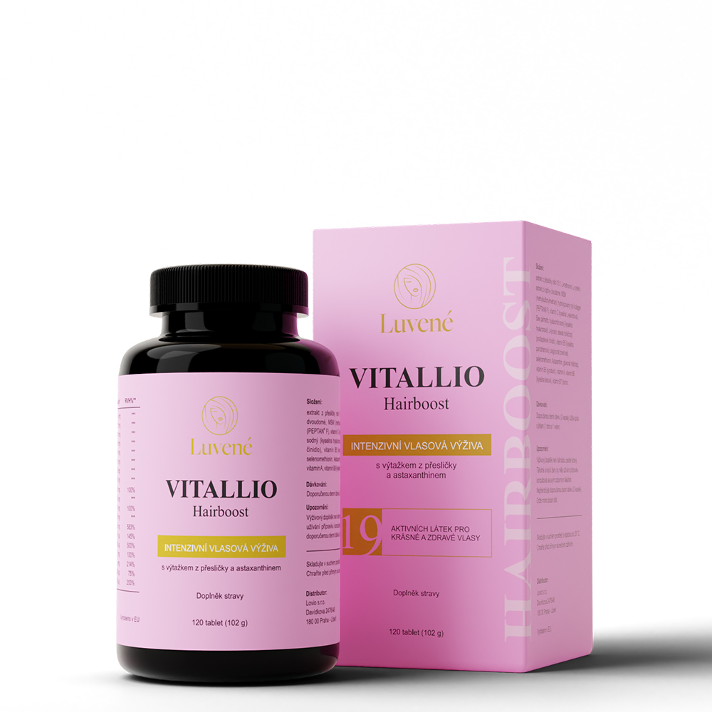 Luvené VITALLIO Vlasová výživa Vitallio Hairboost Luvené VITALLIO