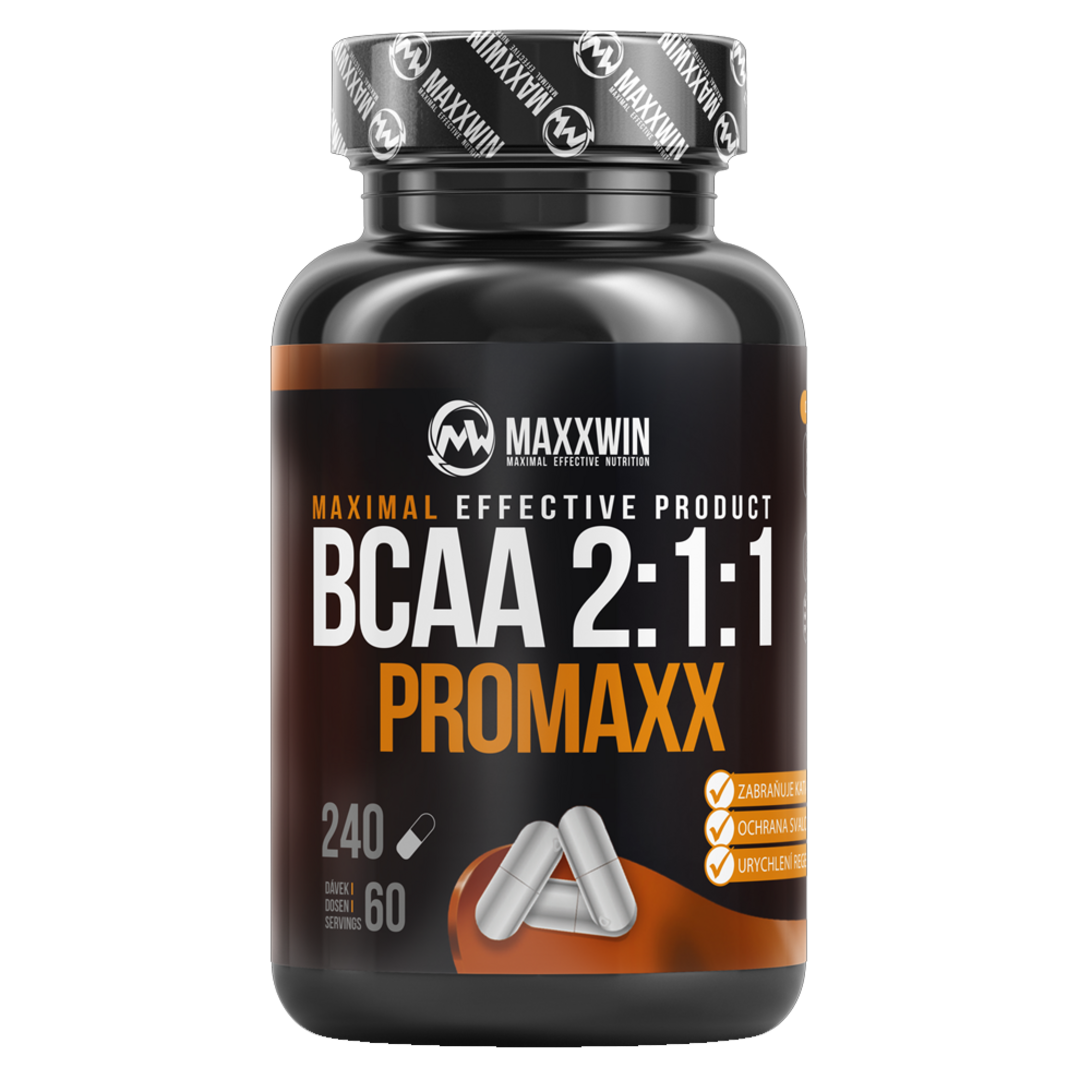 MAXXWIN BCAA Promaxx 2:1:1 - 240 kapslí MAXXWIN