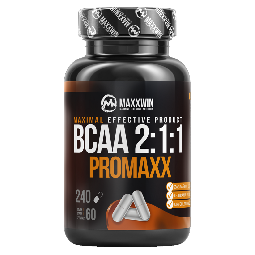 MAXXWIN BCAA Promaxx 2:1:1 - 500 kapslí MAXXWIN