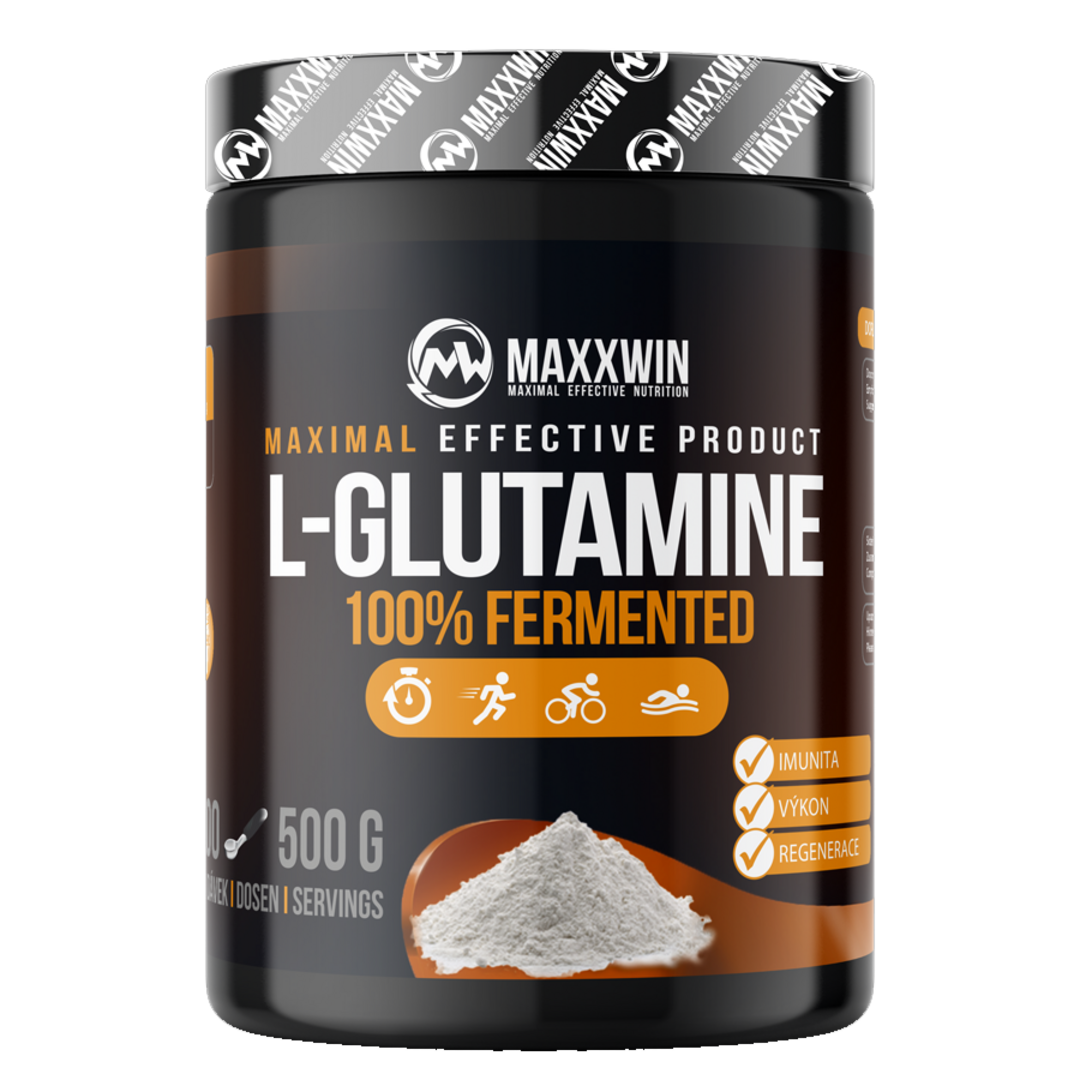 MAXXWIN L-Glutamine 100% fermented 500g - malina MAXXWIN