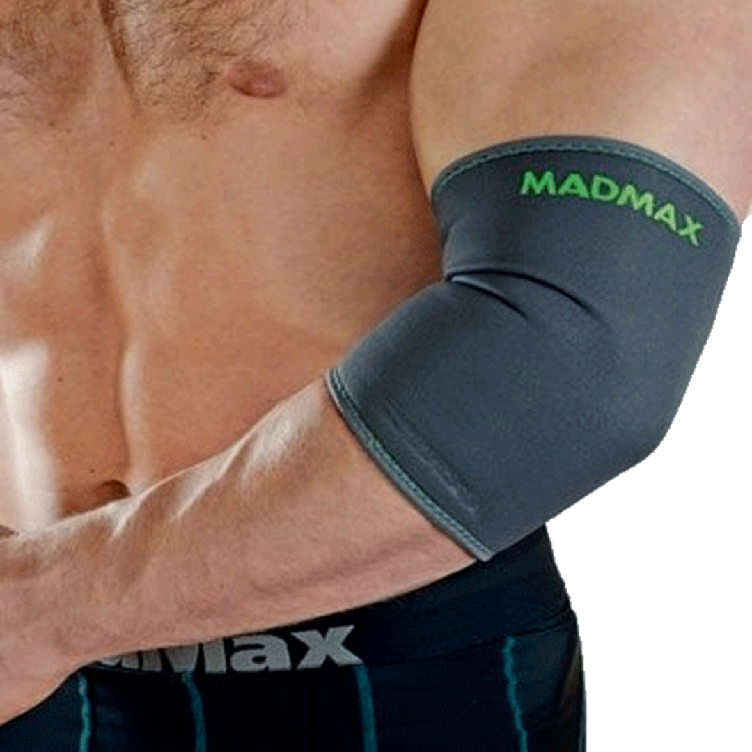 MadMax Bandáž neopren na loket MFA293 šedá - XL MadMax