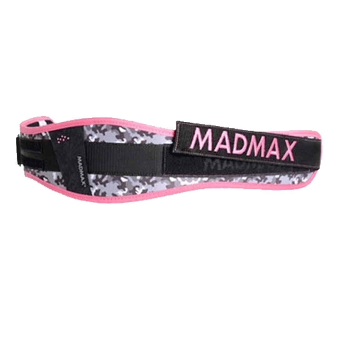 MadMax Dámský fitness opasek Swarovski MFB314 růžový - L MadMax