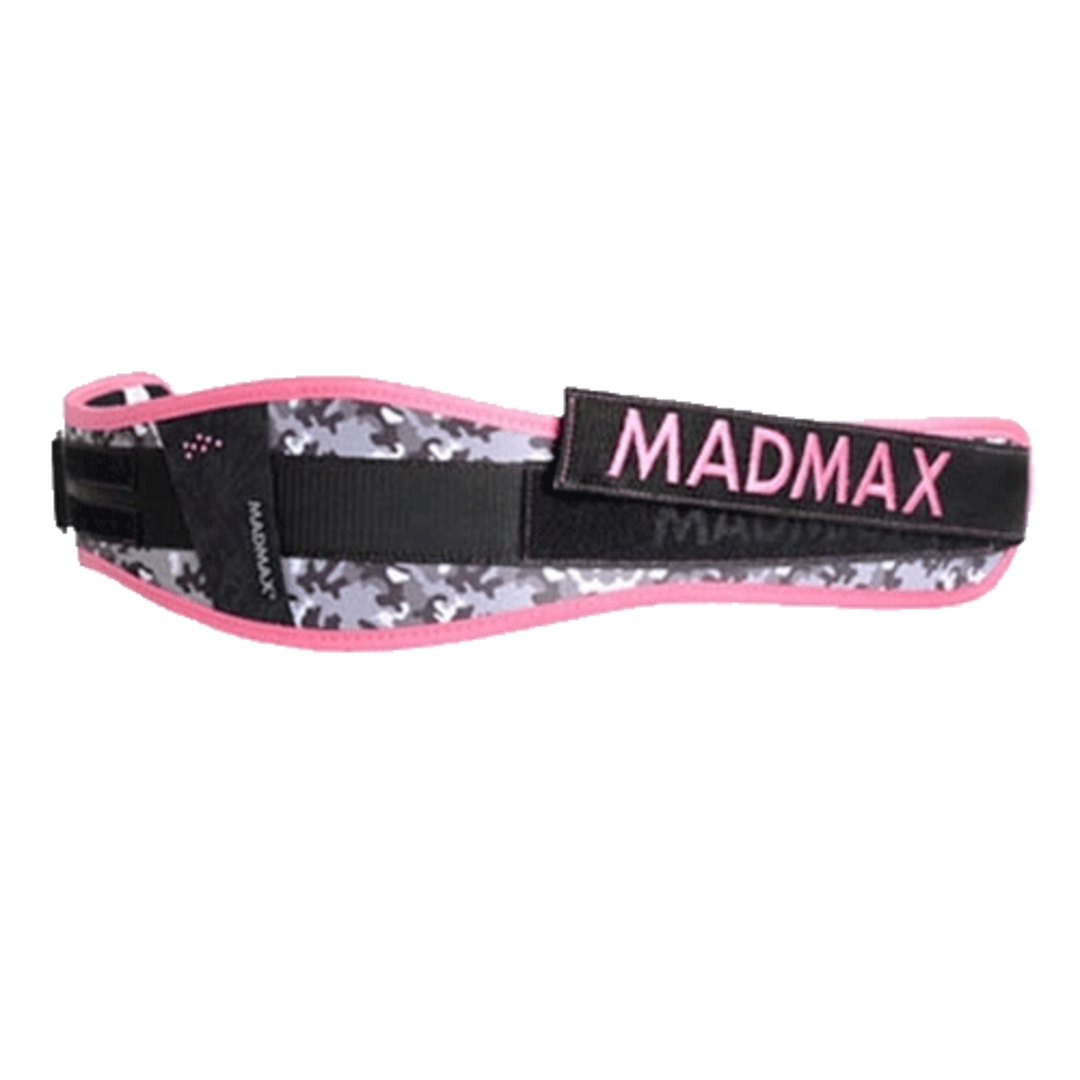 MadMax Dámský fitness opasek Swarovski MFB314 růžový - S MadMax