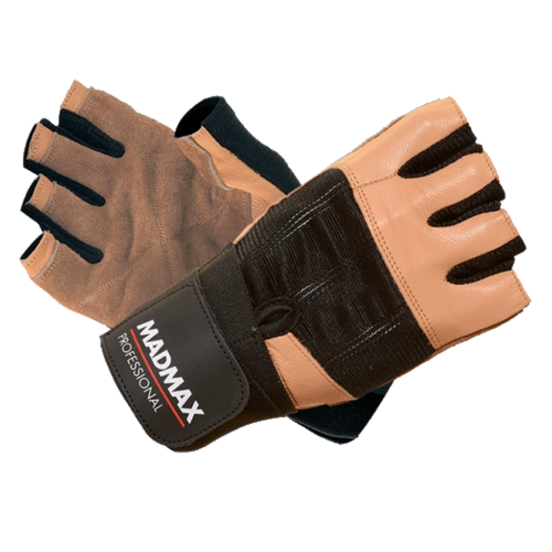 MadMax Rukavice Professional MFG269 hnědé - L MadMax