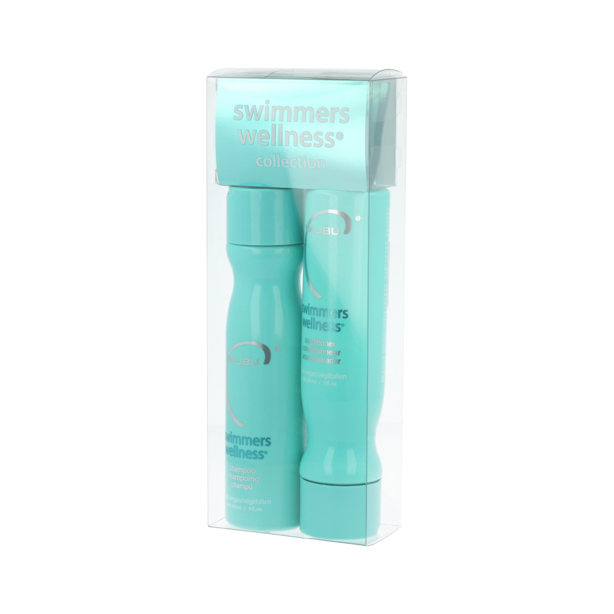 Malibu C Swimmers Wellness Collection Shampoo 266 ml + Conditioner 266 ml + sáček 4 x 5 g Malibu C