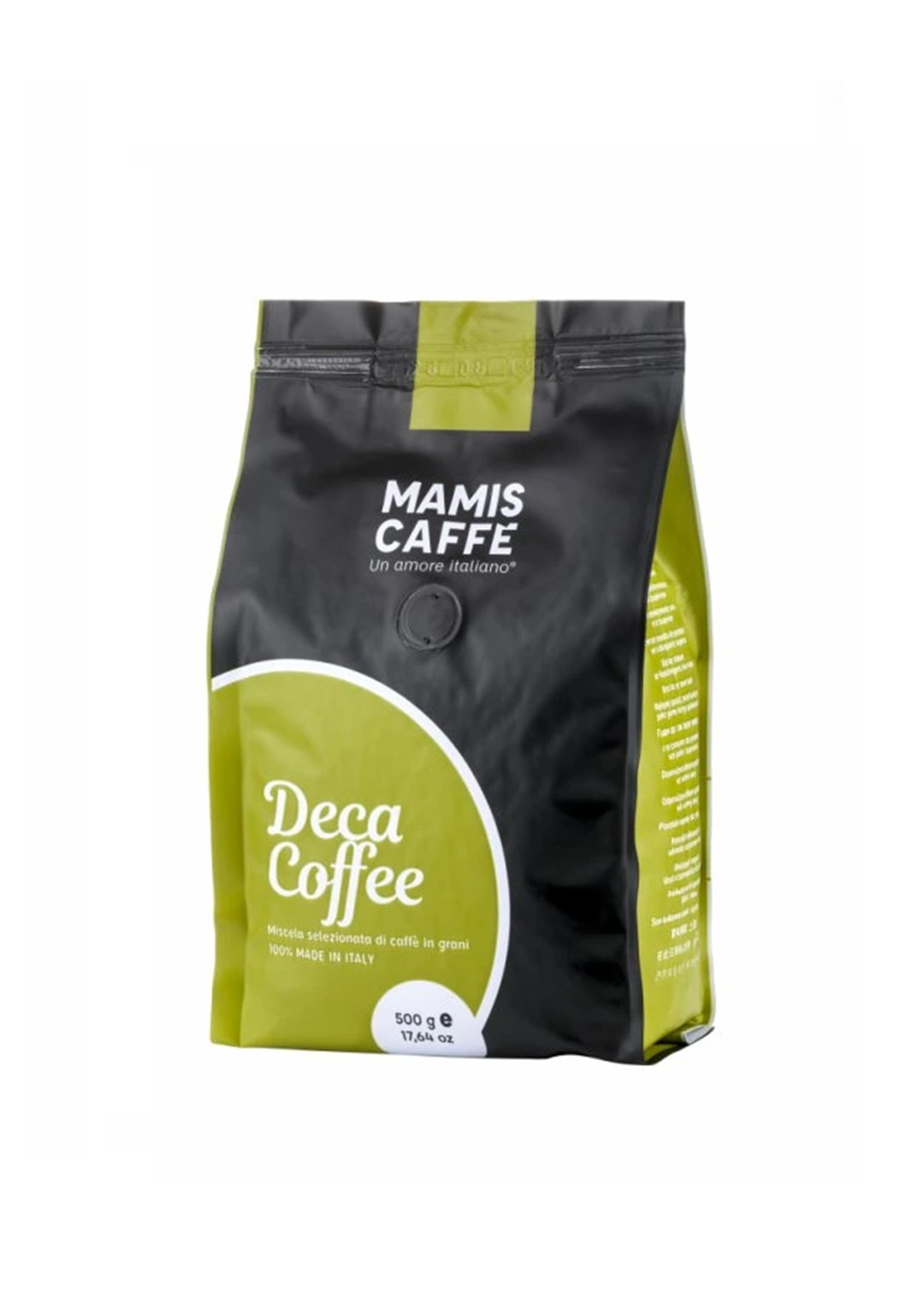 Mamis coffee bezkofeinová 500 g Zrnková káva Mamis coffee