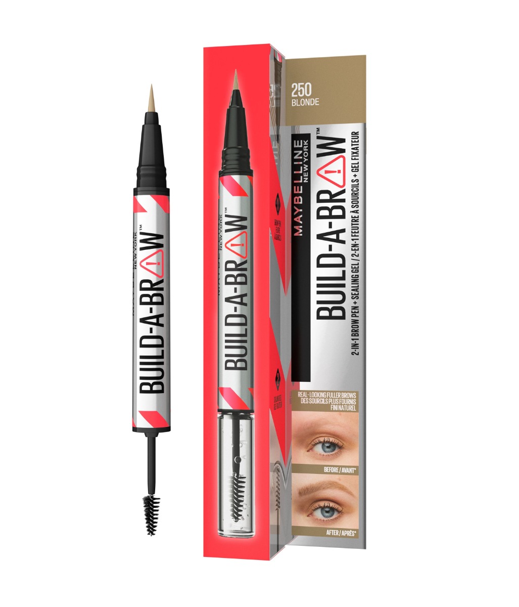 Maybelline Build a Brow odstín 250 Blonde fix a gel na obočí 1