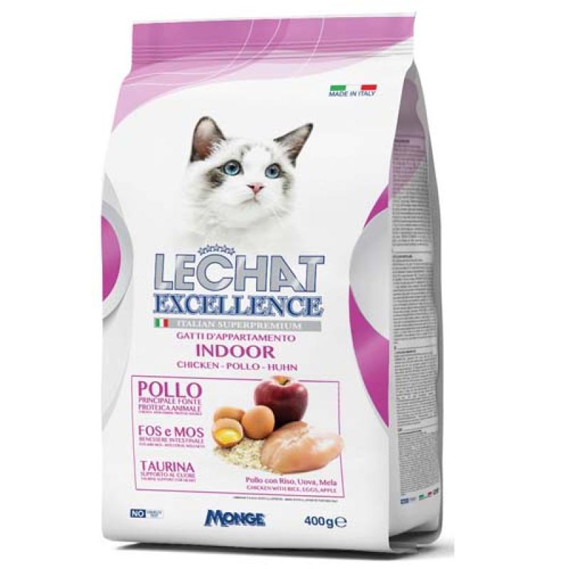 Monge LECHAT EXCELLENCE INDOOR 400g superprémiové krmivo pro kočky Monge