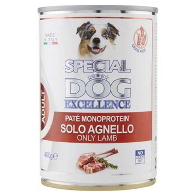 Monge SPECIAL DOG EXCELLENCE pate MONOPROTEIN čistě jehněčí 400g grain free konze Monge