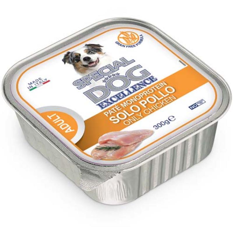 Monge SPECIAL DOG EXCELLENCE pate MONOPROTEIN čistě kuřecí 300g grain free vaničk Monge