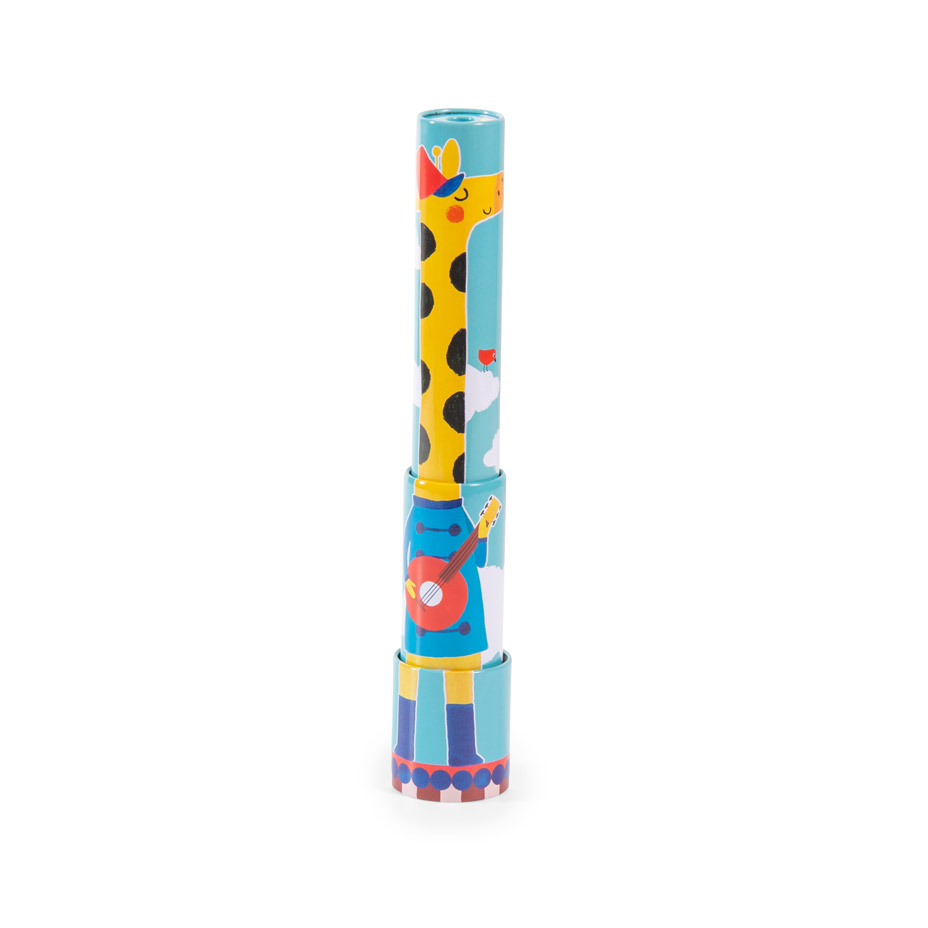 Moulin Roty Telescopic giraffe kaleidoscope Les jouets metal Moulin Roty