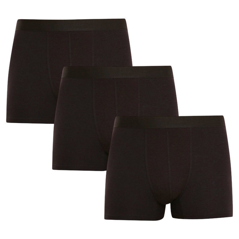 Nedeto 3PACK pánské boxerky černé (3NB001) 3XL Nedeto